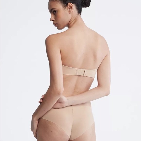 Calvin Klein Strapless Push-Up Multiway Bra Beige 32D (Missing Straps) NWT - Picture 2 of 4